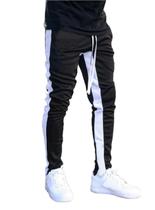 Calça De Moletom Listras Skinny Jogger Slim - M17
