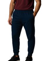 Calça de Moletom Masculina com Bolso Jogger Azul Marinho