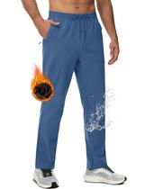 Calça de moletom masculina MAGCOMSEN forrada de lã, softshell, impermeável