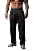 Calça de moletom masculina Pountersite Camo Loose Fit Quick-Dry preta L Calça de moletom masculina Pountersite Camo Loose Fit Quick-Dry preta L