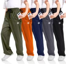 Calça de moletom OCYMA Boys com bolsos com zíper, pacote com 5 a 24 anos Calça de moletom OCYMA Boys com bolsos com zíper, pacote com 5 a 24 anos