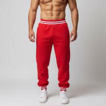 Calça de Moletom Pierry Lohan Cor:VermelhoTamanho:PGenero:Masculino Calça de Moletom Pierry Lohan Cor:VermelhoTamanho:PGenero:Masculino