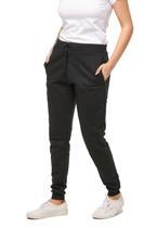 Calça de moletom plus size feminina jogger slim fit básica lisa - m9p Calça de moletom plus size feminina jogger slim fit básica lisa - m9p