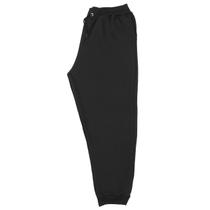 Calça De Moletom Plus Size Preto Com Bolso Lateral Treino Quentinha G1 ao G5