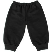 Calça De Moletom Preta Para Bebê. Ideal para Escolinha, Creche, Dia a Dia. Tamanhos 6 Meses a 18 Meses, com Punho nas barras Calça De Moletom Preta Para Bebê. Ideal para Escolinha, Creche, Dia a Dia. Tamanhos 6 Meses a 18 Meses, com Punho nas barras