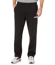 Calça de moletom PUMA Essentials Fleece para homens em algodão preto Calça de moletom PUMA Essentials Fleece para homens em algodão preto