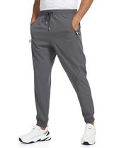 Calça de moletom Rapoo Jogger para homens cinza poliéster XL/30 Calça de moletom Rapoo Jogger para homens cinza poliéster XL/30