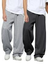 Calça de moletom RoseSeek Boy com cintura elástica de perna larga 16Y Calça de moletom RoseSeek Boy com cintura elástica de perna larga 16Y