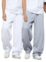 Calça de moletom RoseSeek Boy com cintura elástica de perna larga 16Y Calça de moletom RoseSeek Boy com cintura elástica de perna larga 16Y