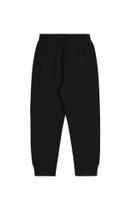 Calça de moletom sem felpa preta ref 51023 Calça de moletom sem felpa preta ref 51023