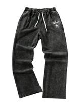 Calça de moletom SOLY HUX masculina Y2k folgada e reta preta XXL Calça de moletom SOLY HUX masculina Y2k folgada e reta preta XXL