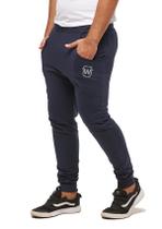 Calça de moletom wooks masculina slim skinny sport luxo