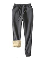 Calça de moletom Yeokou Warm Sherpa Lined Athletic para mulheres Calça de moletom Yeokou Warm Sherpa Lined Athletic para mulheres