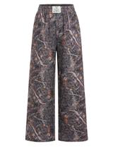 Calça de moletom ZAFUL Camo Y2K, elástica, cintura alta, perna larga, feminina