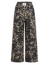 Calça de moletom ZAFUL Camo Y2K, elástica, cintura alta, perna larga, feminina