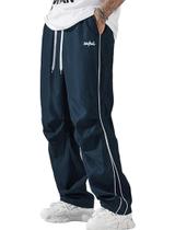 Calça de moletom ZAFUL Parachute Y2k Baggy para homens azul marinho Calça de moletom ZAFUL Parachute Y2k Baggy para homens azul marinho