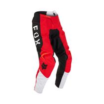 Calça de Motocross Fox Racing 180 Nitro Vermelha Fluorescente - Masculina