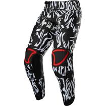Calça de Motocross Fox Racing 180 - Preta/Vermelha - Masculina