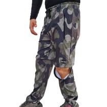 Calça De Pesca E Trilha Vira Bermuda Camuflada Super Leve Prot.Uv 50+