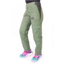 Calça de Pesca Feminina MTK Athena Vira Bermuda Com Proteção Solar Cor Verde