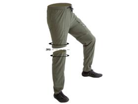 Calça de Pesca Vira Bermuda Mar Negro Hidronatic - Musgo