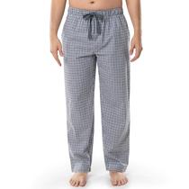 Calça de pijama Fruit of the Loom Woven Sleep para homens Ebony Plaid