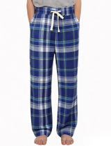 Calça de Pijama Infantil PATPAT Xadrez Macia com Cós Elástico Tamanho 11-12
