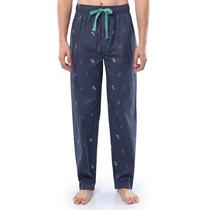 Calça de pijama IZOD Relaxed Fit em popeline estampada para homens