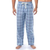 Calça de pijama IZOD Relaxed Fit estampada em popeline com cordão para homem