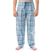 Calça de pijama IZOD Relaxed Fit estampada em popeline com cordão para homem