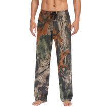 Calça de pijama Ollabaky Camo Vintage para homens tamanho M poliéster Calça de pijama Ollabaky Camo Vintage para homens tamanho M poliéster