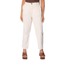 Calça de Sarja Feminina Max Denim Mom Off White Calça de Sarja Feminina Max Denim Mom Off White