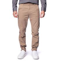 Calça de Sarja Masculina Max Denim Slim Alfaiataria Caqui Calça de Sarja Masculina Max Denim Slim Alfaiataria Caqui
