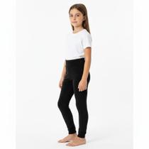Calça de Suplex Flanelada Térmica Juvenil COR:PretoTamanho:10