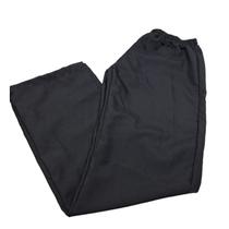 Calça de uniforme gg com regulagem preta unissex oxford com bolso calça preta