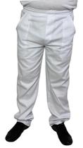 Calça De Uniforme Profissional Brim- Branco