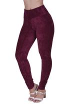 Calça de Veludo Legging Cintura Alta Térmica - CALÇA COTELÊ