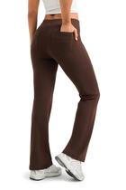 Calça de Yoga Bootcut Yogipace Marrom Tamanho M 31" Calça de Yoga Bootcut Yogipace Marrom Tamanho M 31"
