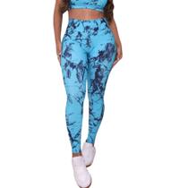 Calça Degradê Feminina Legging Tie Dye Academia