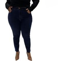 Calça Detox Jeans Cropped Plus Size Feminina