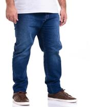 Calça Dins Masculina Plus Size Com Cós Alto Reforçado Calça Dins Masculina Plus Size Com Cós Alto Reforçado