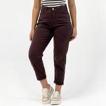 Calça Dipanno Mom em Sarja Feminina
