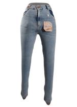 Calça DLK TÂNIA 41830.001 Jeans Cinza DARLOOK