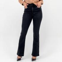 Calça Doce Trama Jeans Estonada Boot Cut Feminna