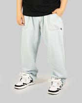 Calça DR7 Street Big Reta - Jeans Claro Calça DR7 Street Big Reta - Jeans Claro