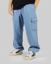 Calça DR7 Street Jeans Cargo Dark - Azul