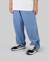 Calça DR7 Street Jeans Reta Crown Logo - Azul