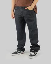Calça DR7 Street Jeans Reta Estonada No Corre - Preto Calça DR7 Street Jeans Reta Estonada No Corre - Preto