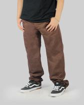 Calça DR7 Street Sarja Reta Logo Letter - Marrom Calça DR7 Street Sarja Reta Logo Letter - Marrom