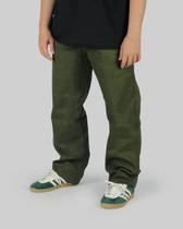 Calça DR7 Street Sarja Reta Logo Letter - Verde Musgo Calça DR7 Street Sarja Reta Logo Letter - Verde Musgo
